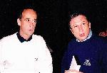 Avec Sylvain Augier et Michel Drucker (1998)